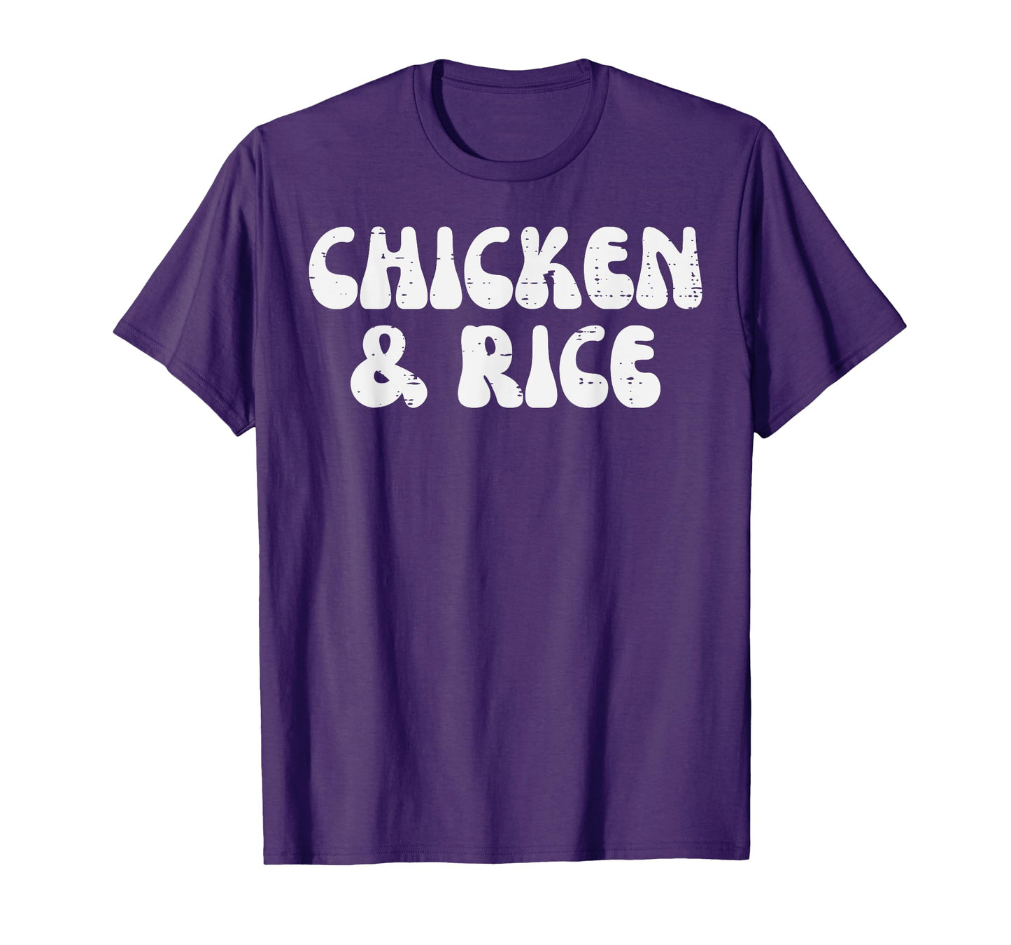 Gym Chicken And Rice Funny Workout Diet Fitness Men Women T-Shirt