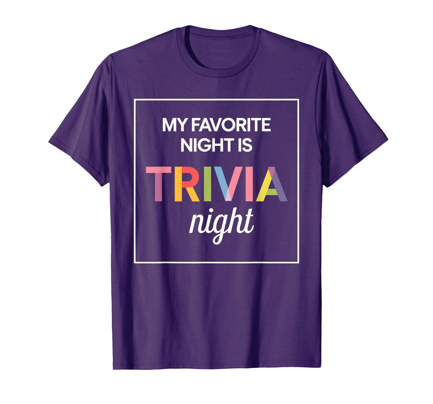 Funny Trivia Design For Men Women Trivia Night Trivia Lovers T-Shirt