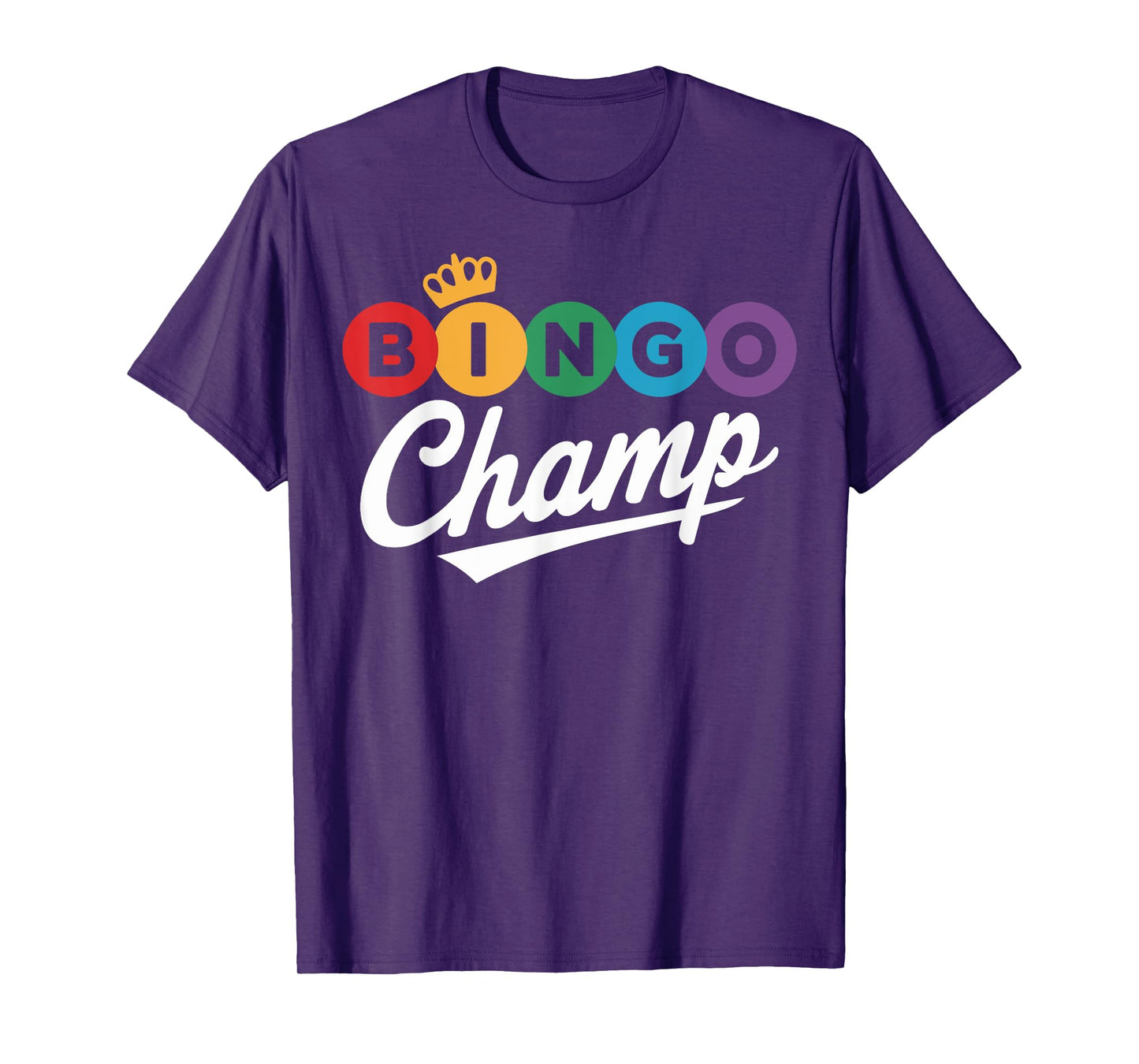 Bingo Champion Winning Strategy Fun Game Night Vibes T-Shirt