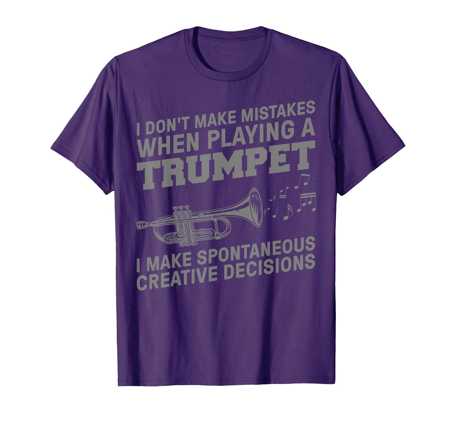 Funny Trumpet Art for Men Women Trumpetist Trumpet Player T-Shirt