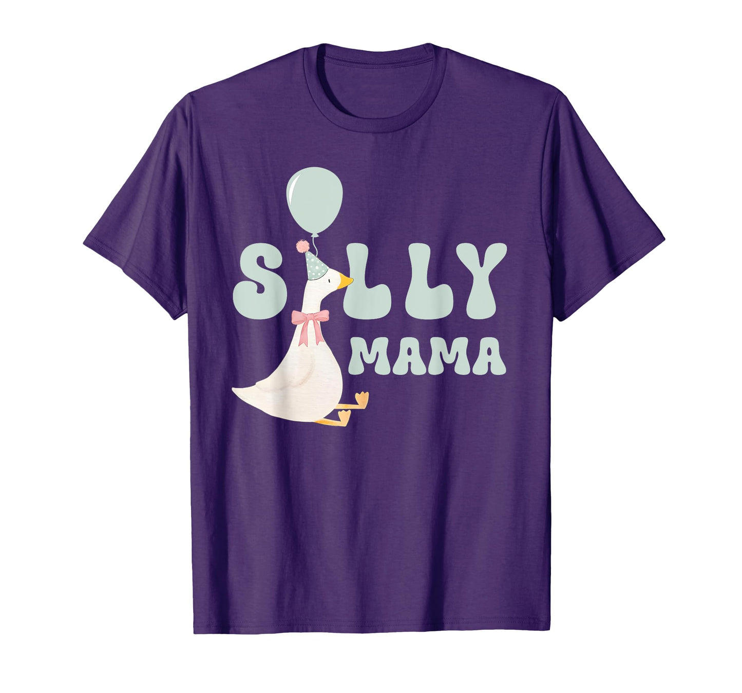 Silly Mama Silly Goose Mom Birthday Family Matching Party T-Shirt