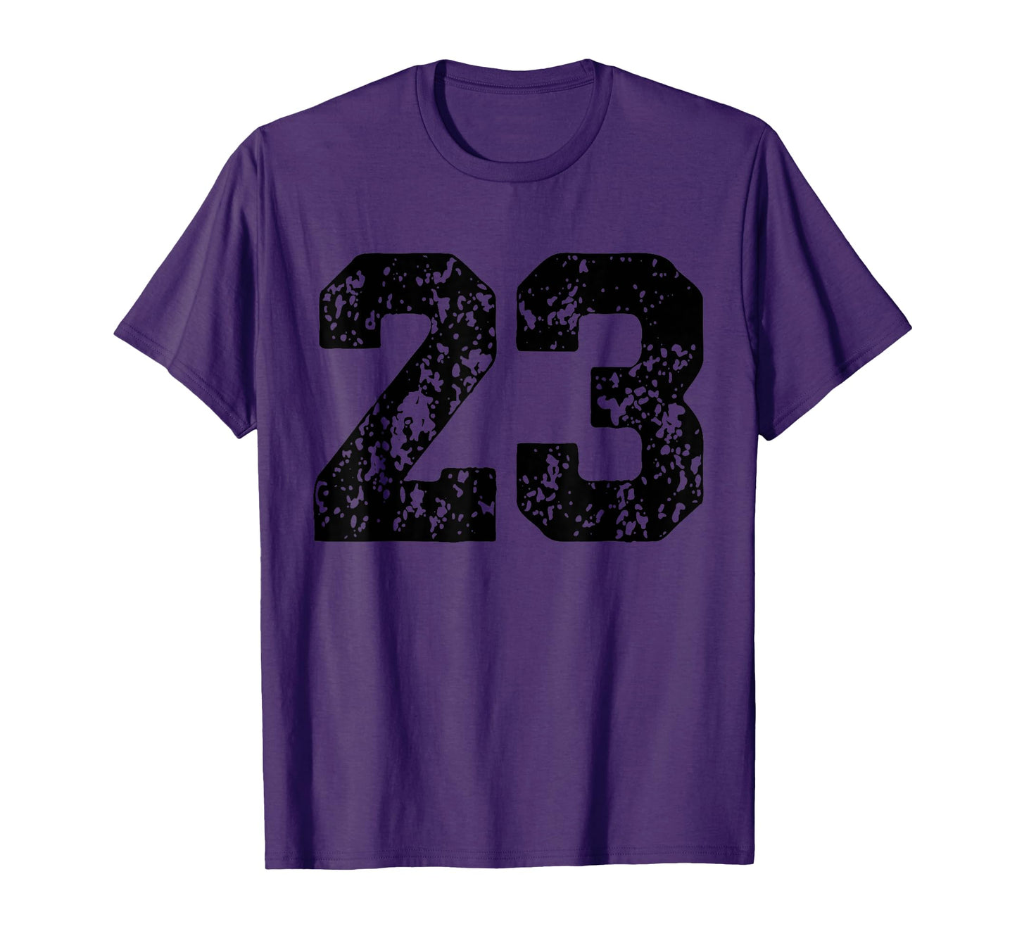 Number 23 Black Best Classic College Style Birthday Funny T-Shirt
