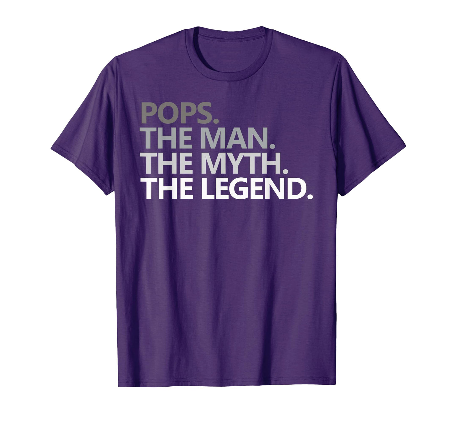 POPS THE MAN THE MYTH THE LEGEND Father's Day Gift Grandpa T-Shirt