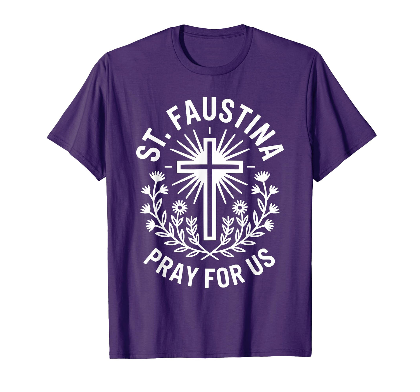St. Faustina Prayer Devotional Catholic Faith T-Shirt