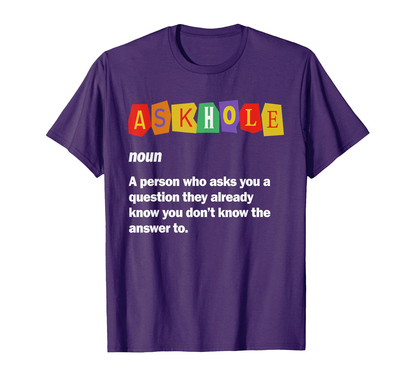 Funny Trivia Night Host Askhole Trivia Game Night T-Shirt