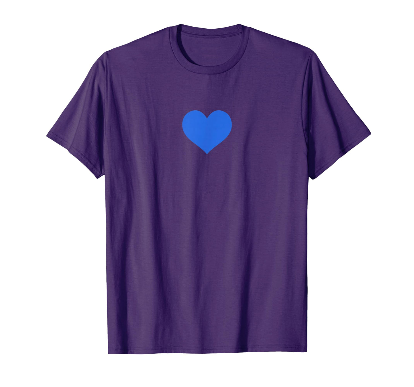 The Blue Heart - for men, women, kids T-Shirt
