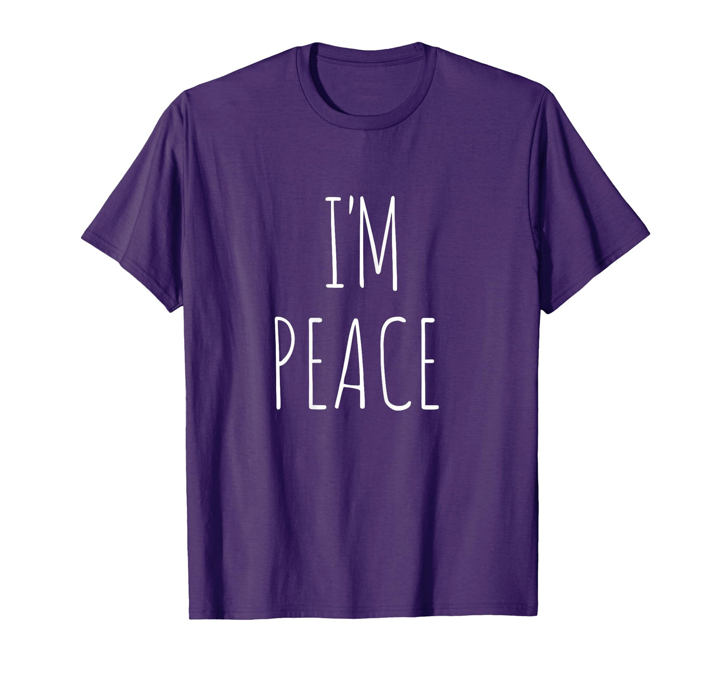 Funny Matching Couples Outfit - I Come In Peace I'm Peace T-Shirt