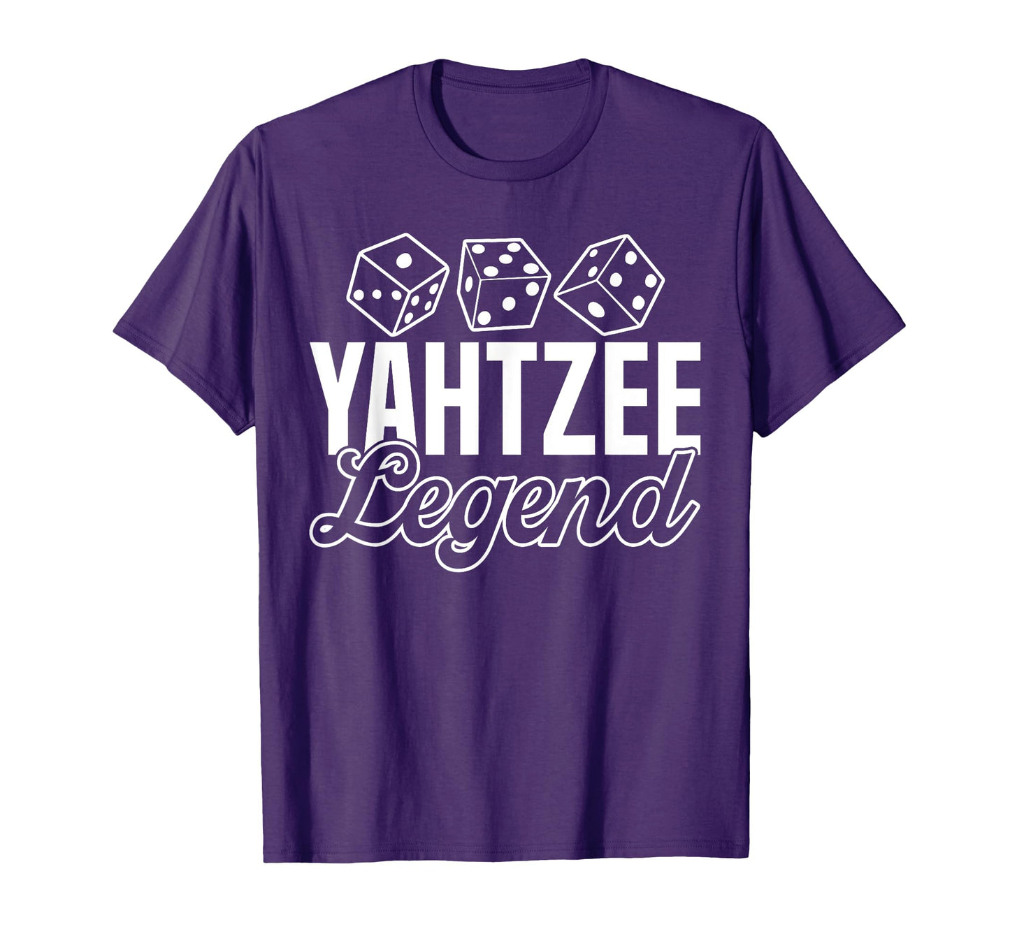 Yahtzee Legend Player Dice Game T-Shirt