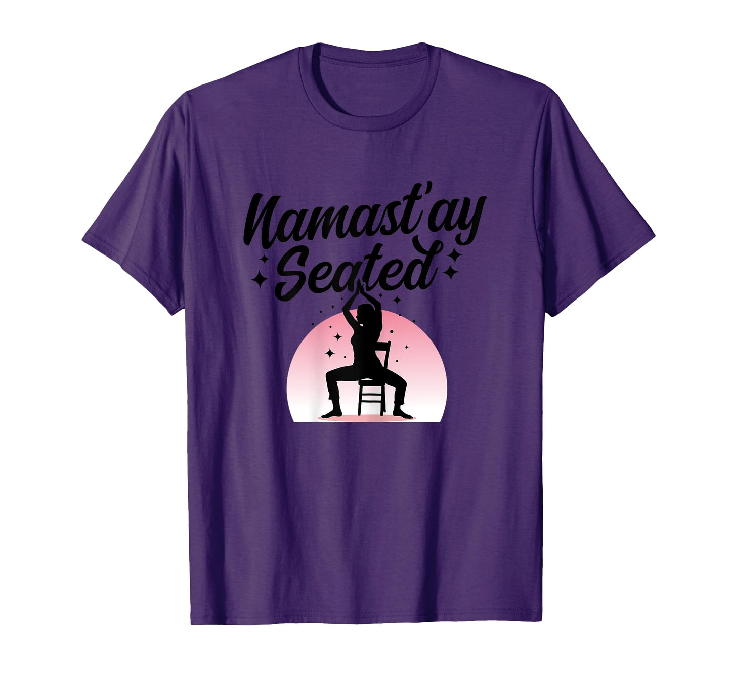 NamastAy Seated - Chair Yoga T-Shirt