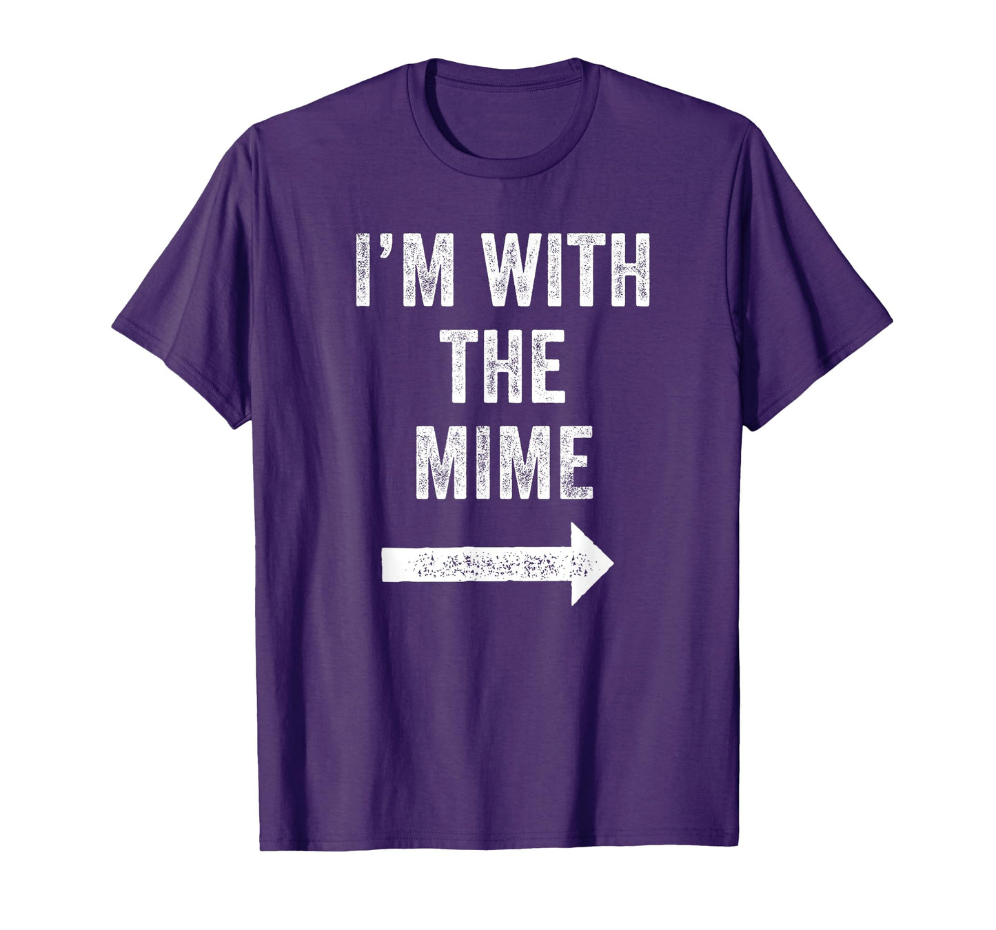 Funny I'm With the Mime 2024 Halloween Costume Mens Womens T-Shirt