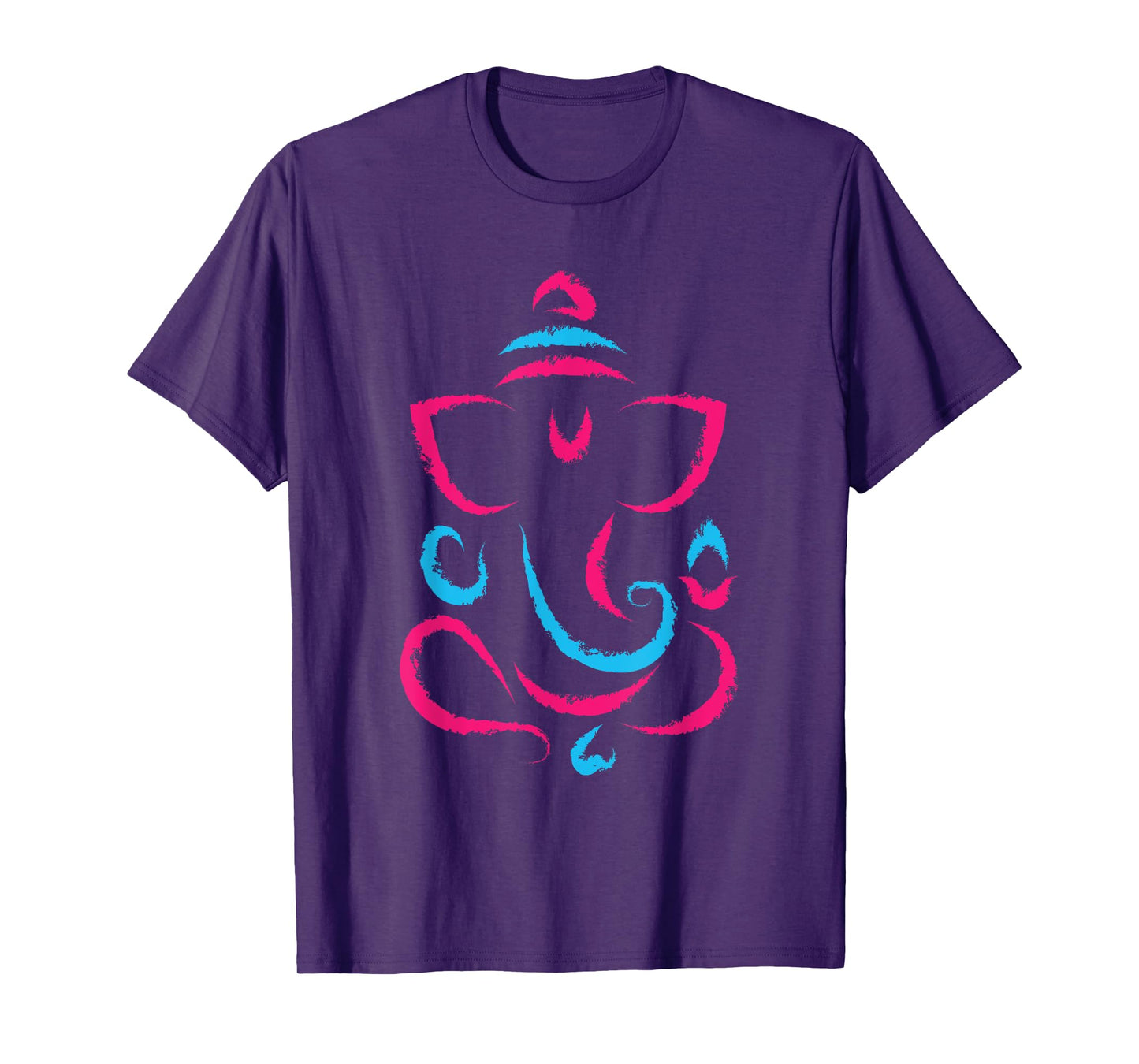 Yoga Hindu Indian Meditation Deepavali Diwali Rangoli Ganesh T-Shirt