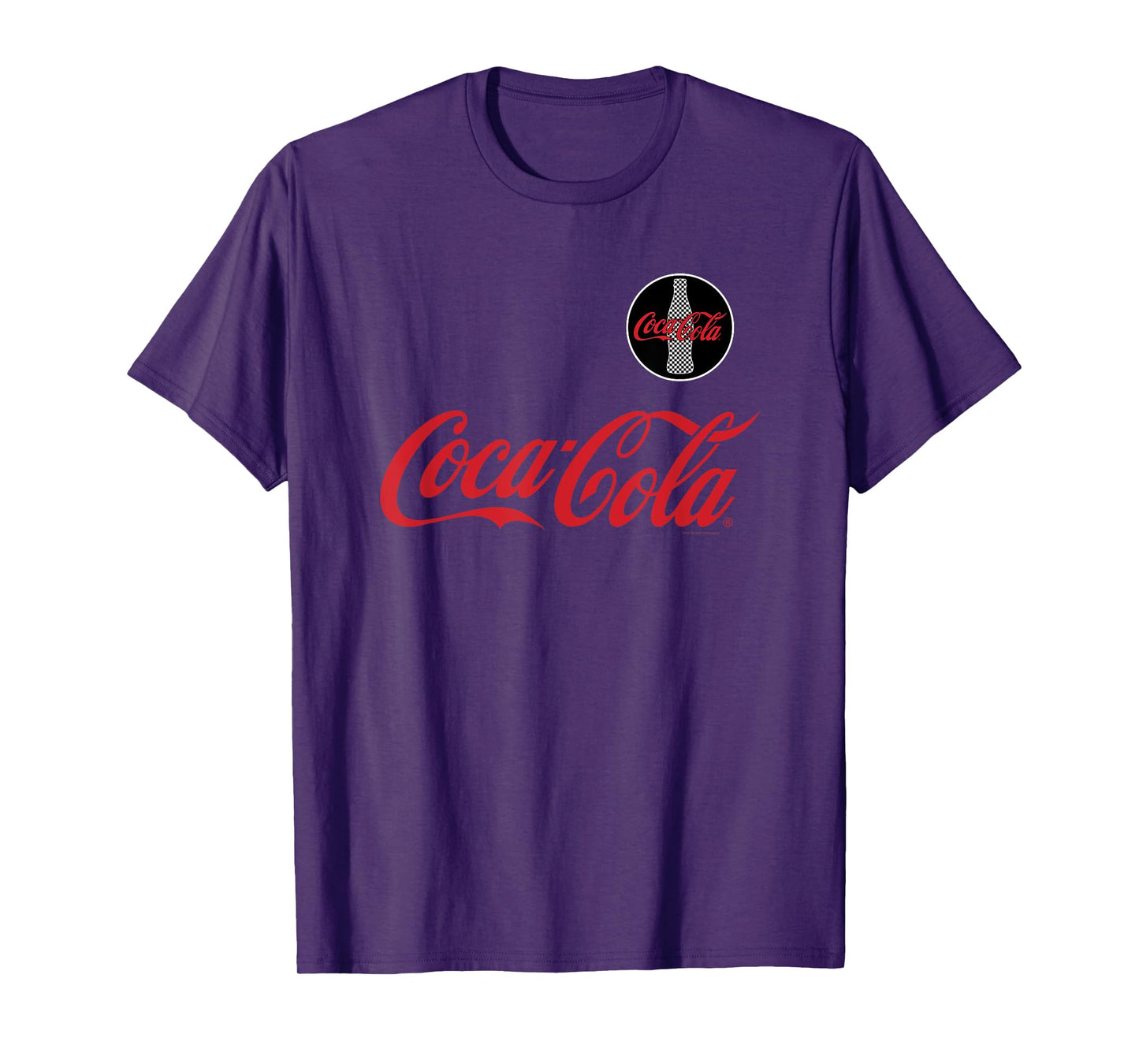 Coca-Cola Vintage Checkerboard Faux Patch T-Shirt