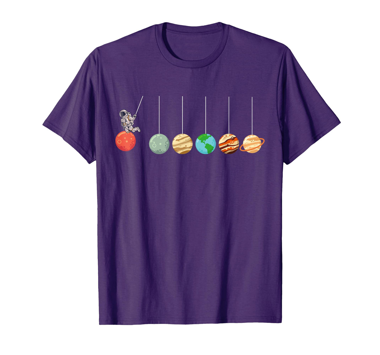 Solar System Cradle Funny Astrophysicist Space Enthusiasts T-Shirt