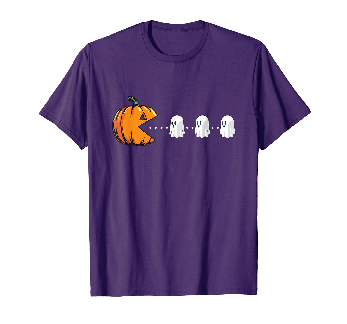 Pumpkin Eating Ghosts - Spooky Witch Halloween Ghoul T-Shirt