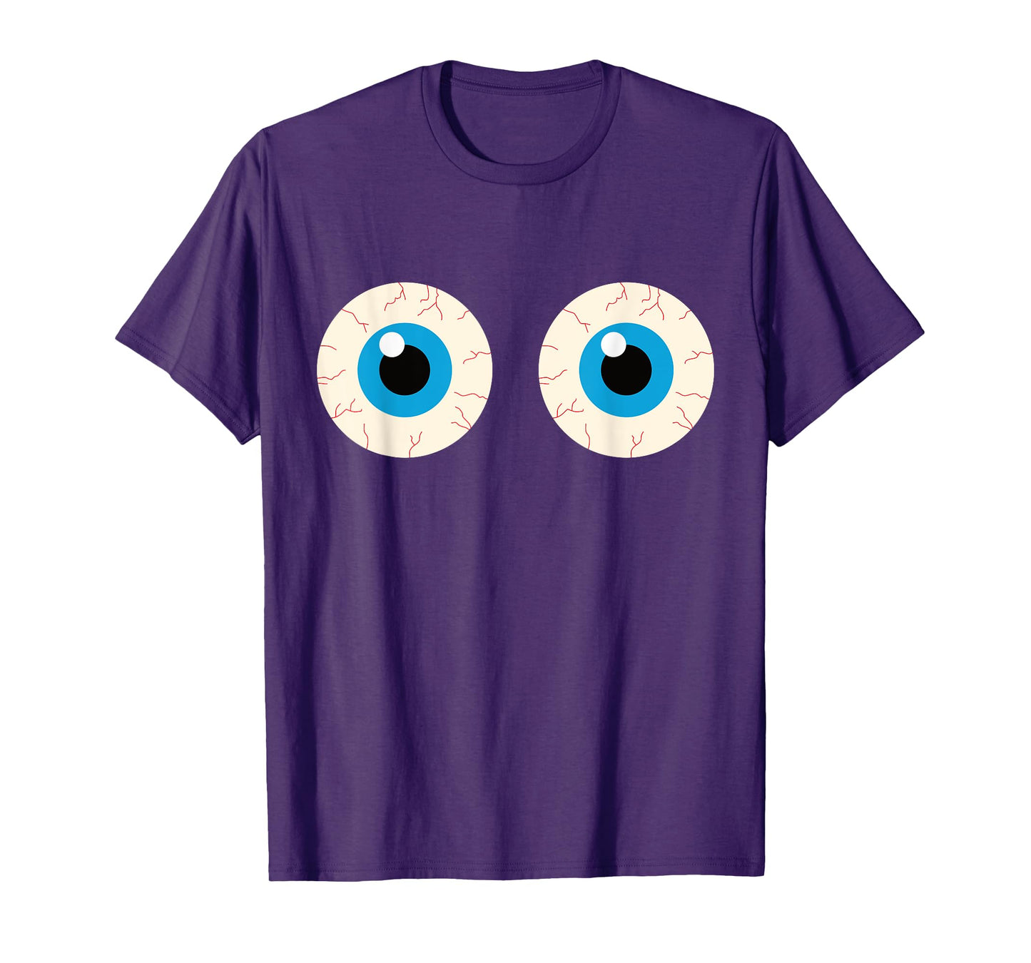 Boob Eyes Funny Halloween Boobie Adult Humor Simple Costume T-Shirt