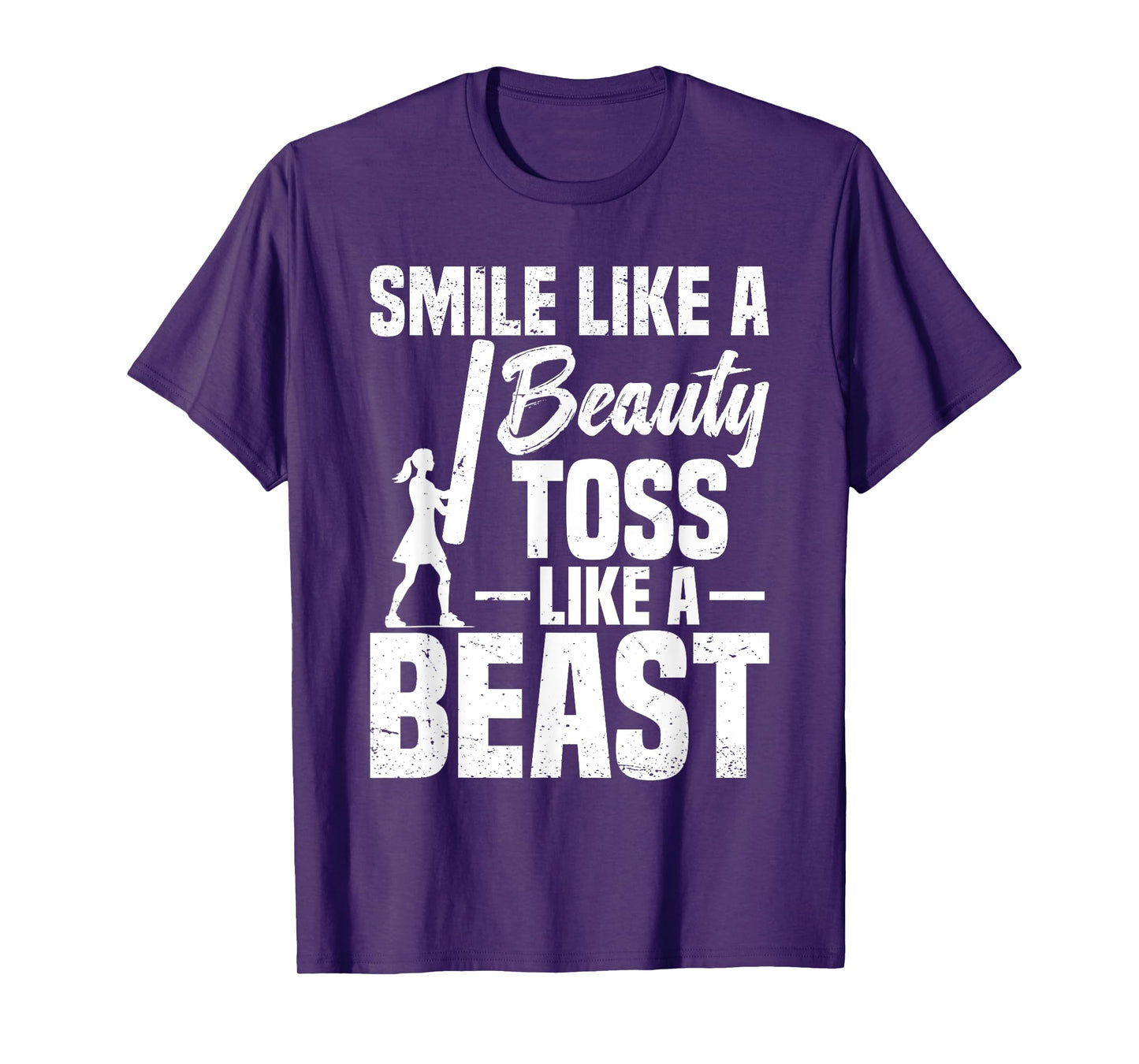 Highlander Toss like a Beast Highland Games Women Caber Toss T-Shirt