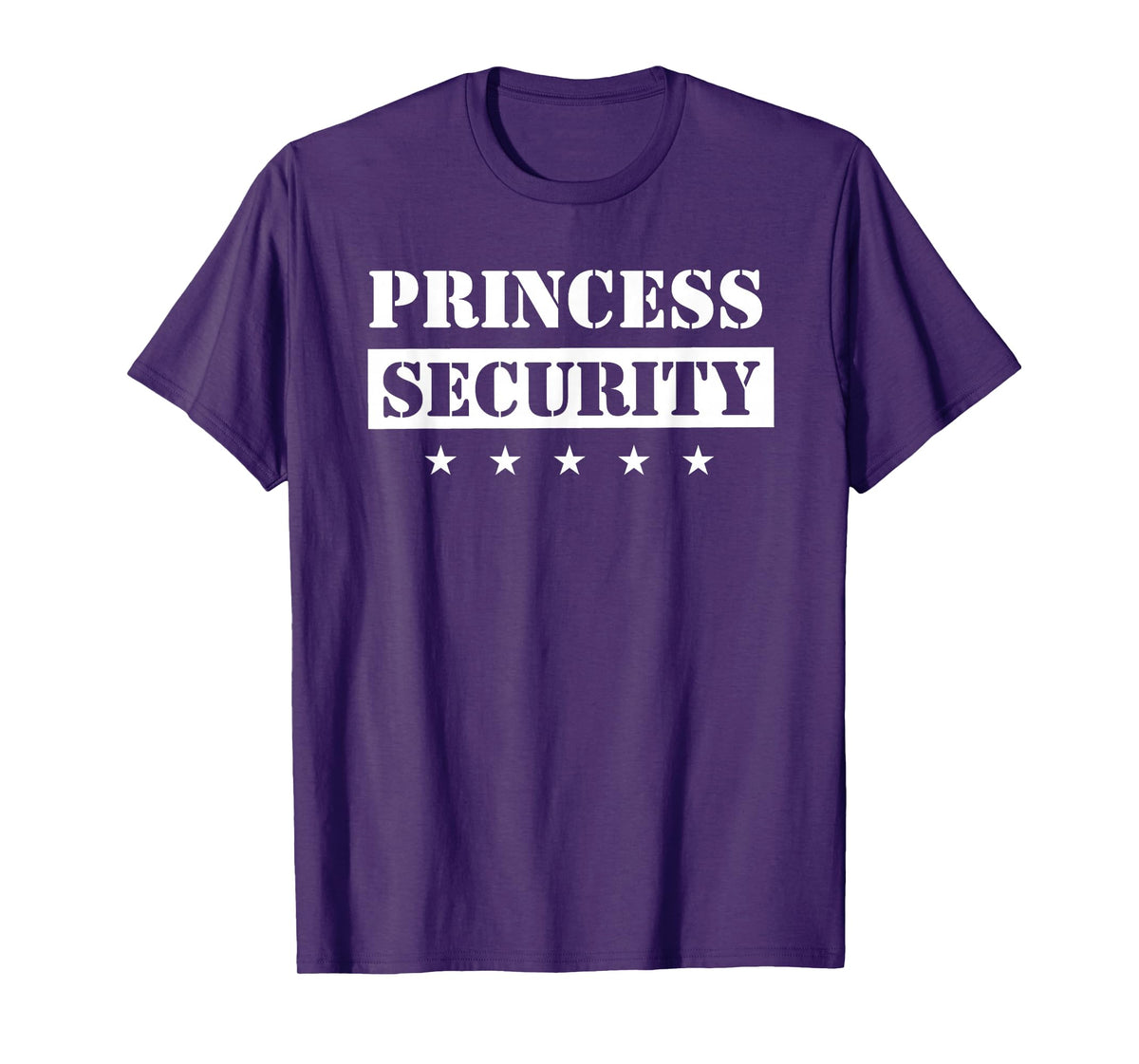 Princess Security Birthday Party Team Pregnancy Daughter T-Shirt