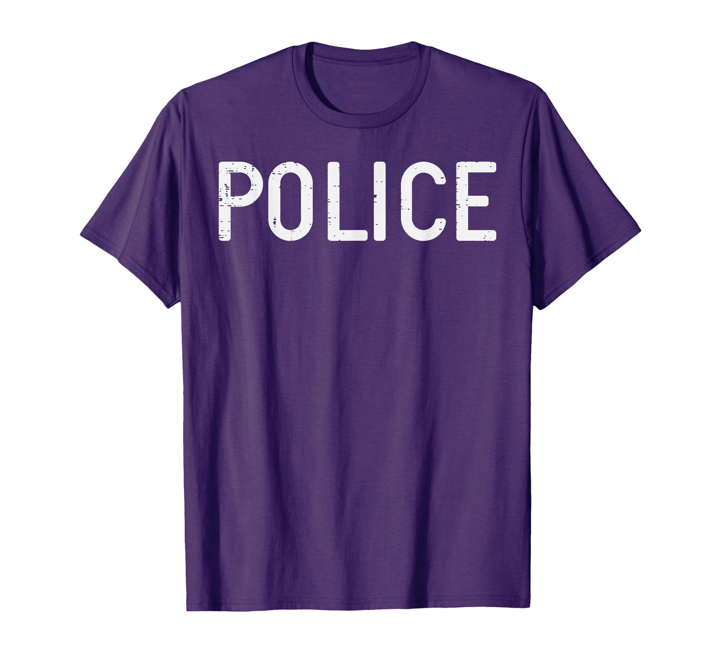 Halloween Police Costume Law Enforcement Men Boys Kids Women T-Shirt