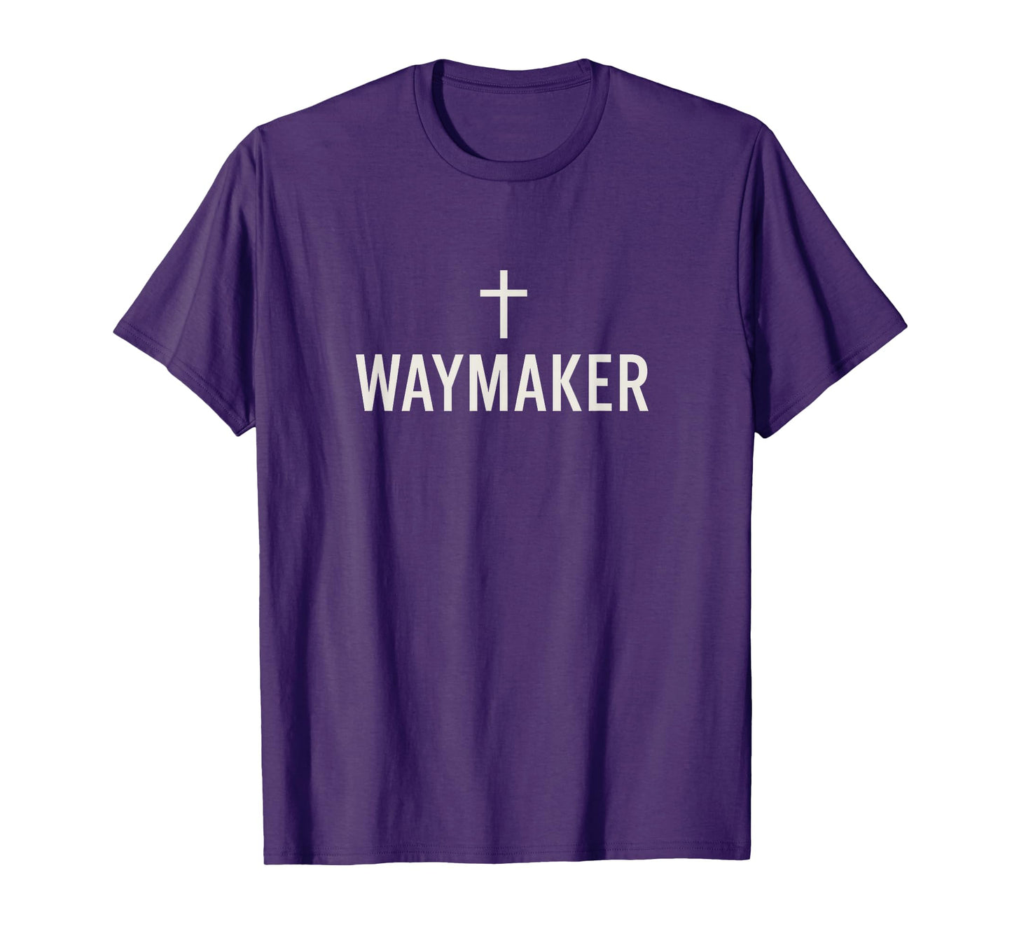 Waymaker Cross Minimalist Christian Design T-Shirt