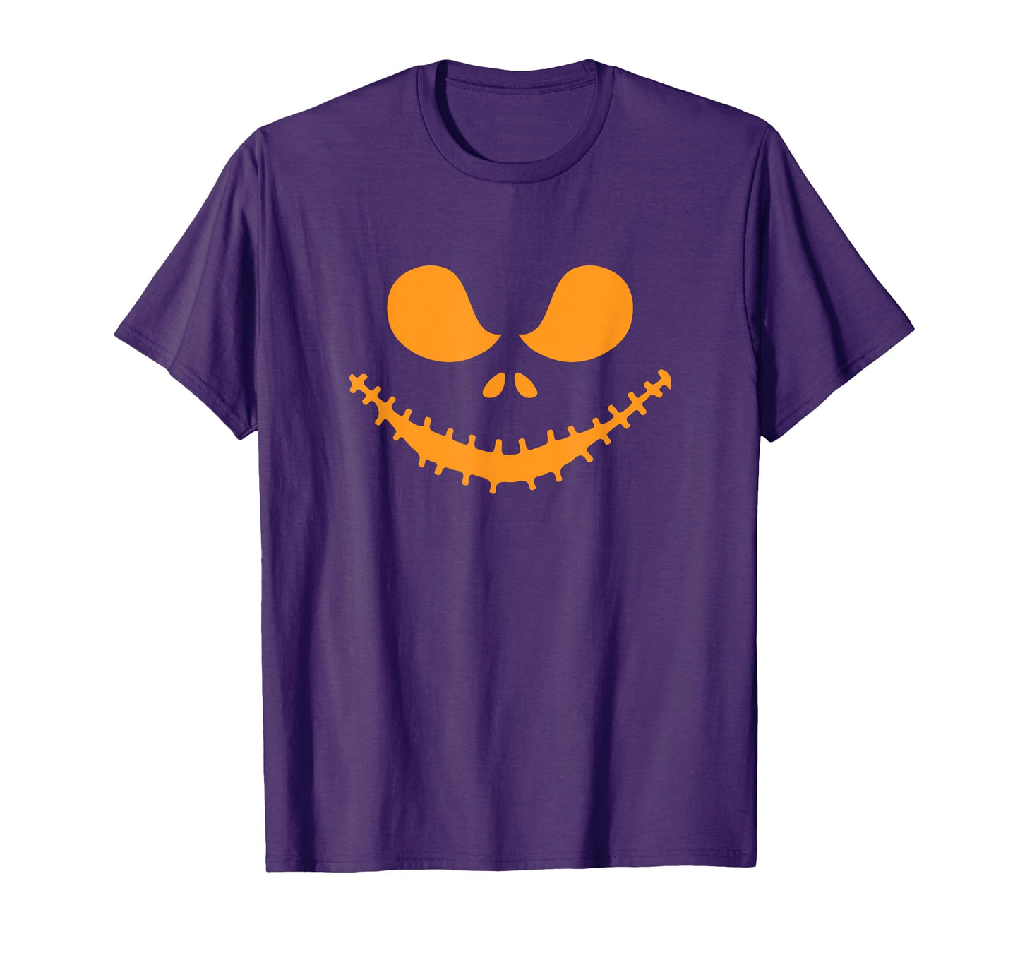 Jack O Lantern Face Pumpkin Lazy Halloween Costume Men Boys T-Shirt