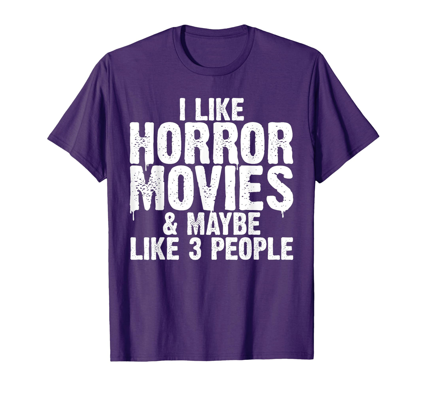 Funny Horror Movie Design For Men Women Horror Movie Lover T-Shirt