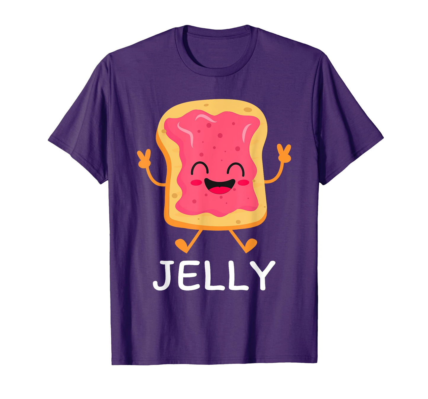 Couple Peanut Butter and Jelly Costume Halloween Matching T-Shirt