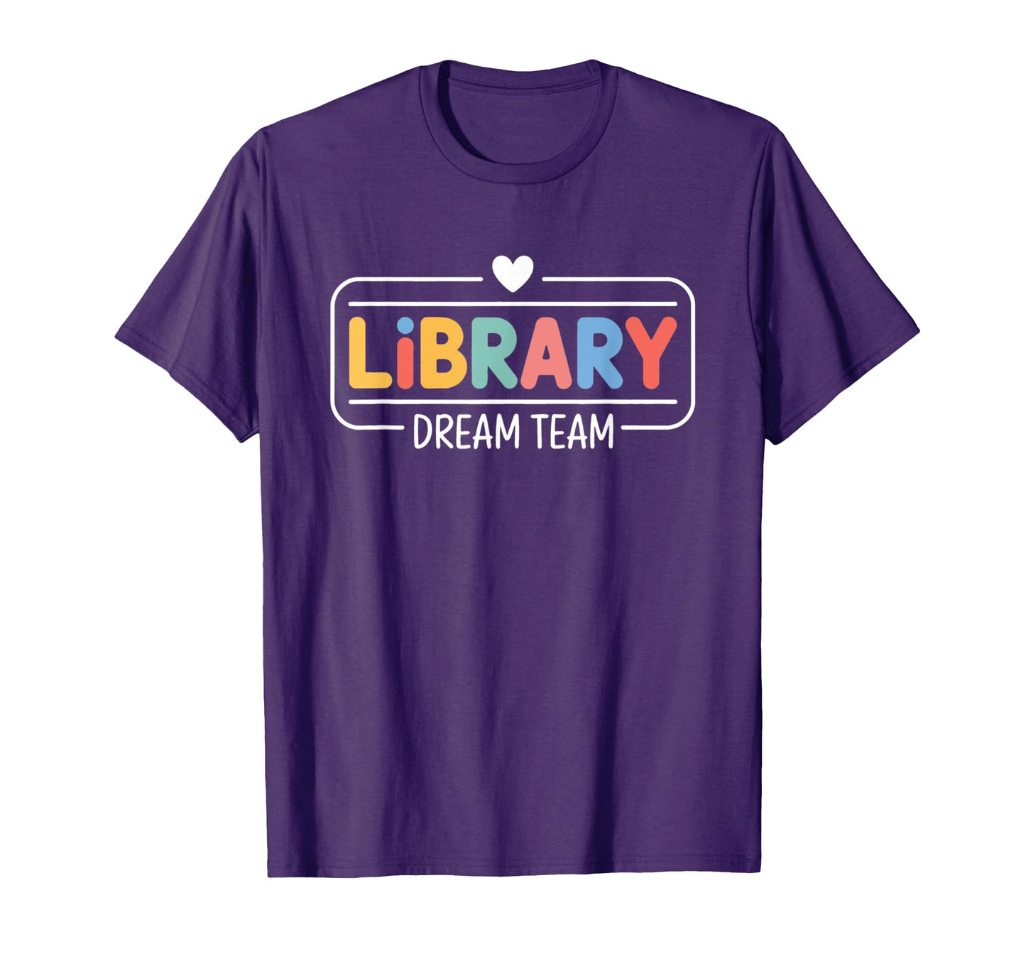 Funny Library Dream Team Librarian Library Squad Crew T-Shirt