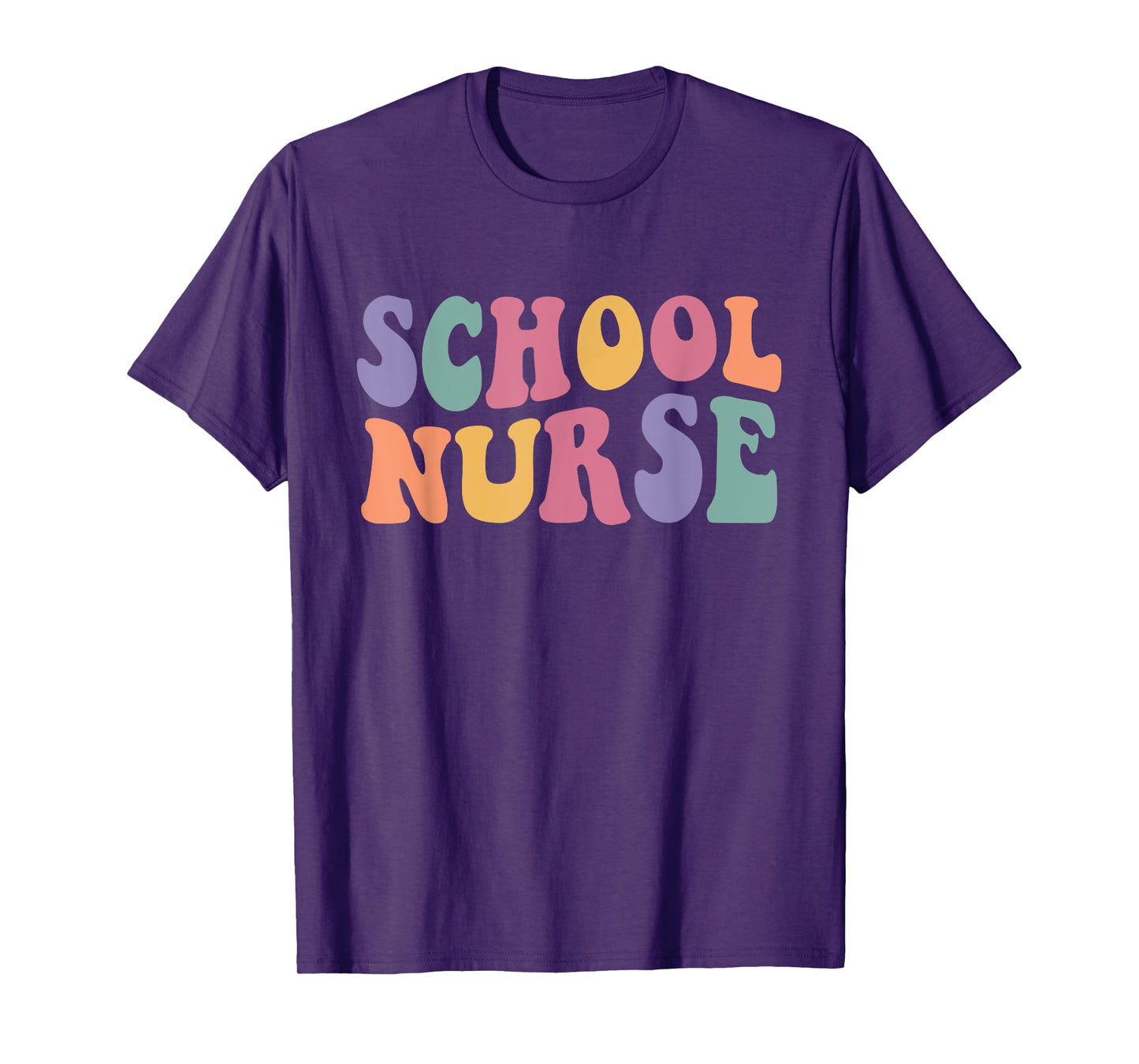 School Nurse Groovy Nursing Student Back to School Women T-Shirt