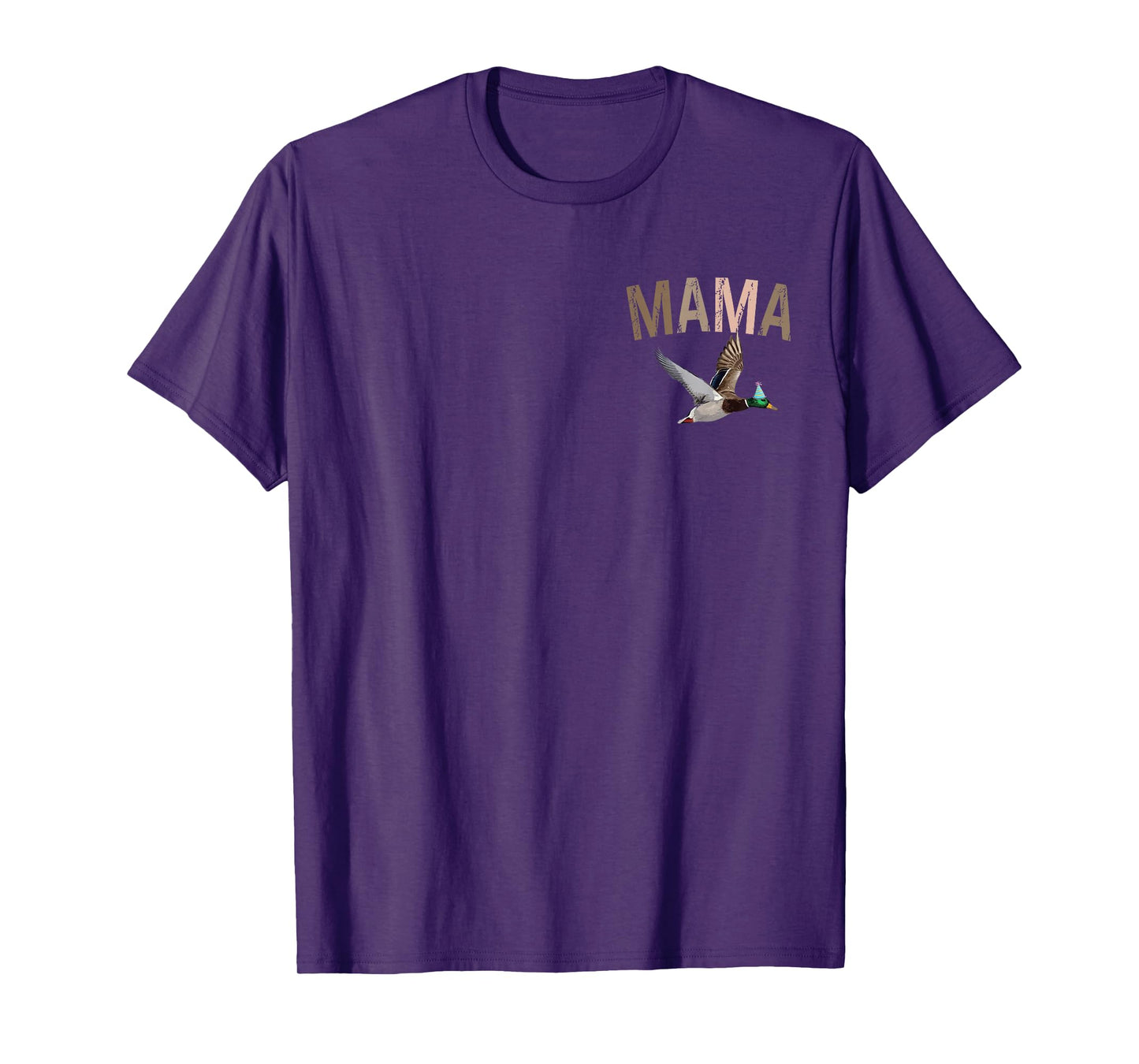 Mama Duck Hunting One Lucky Duck 1st Birthday Family Party T-Shirt