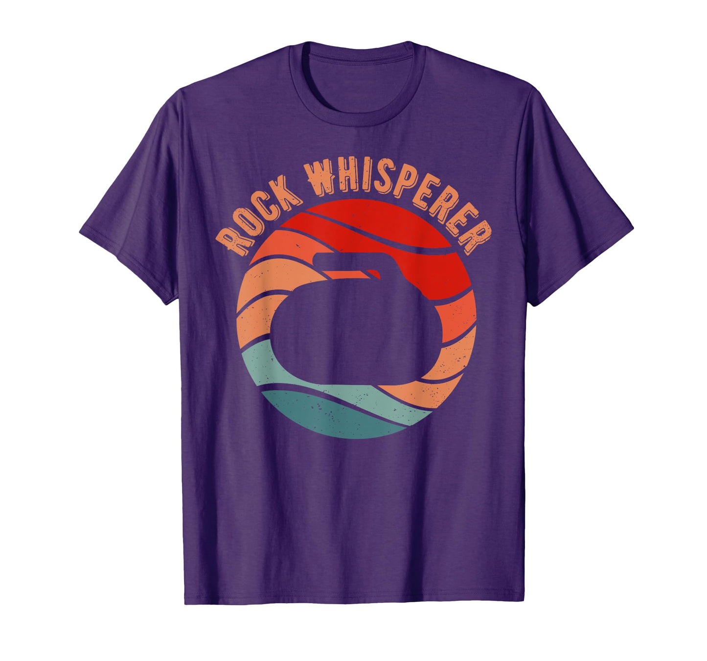 Rock Whisperer Retro Curling Vintage Curler Gifts Man Woman T-Shirt