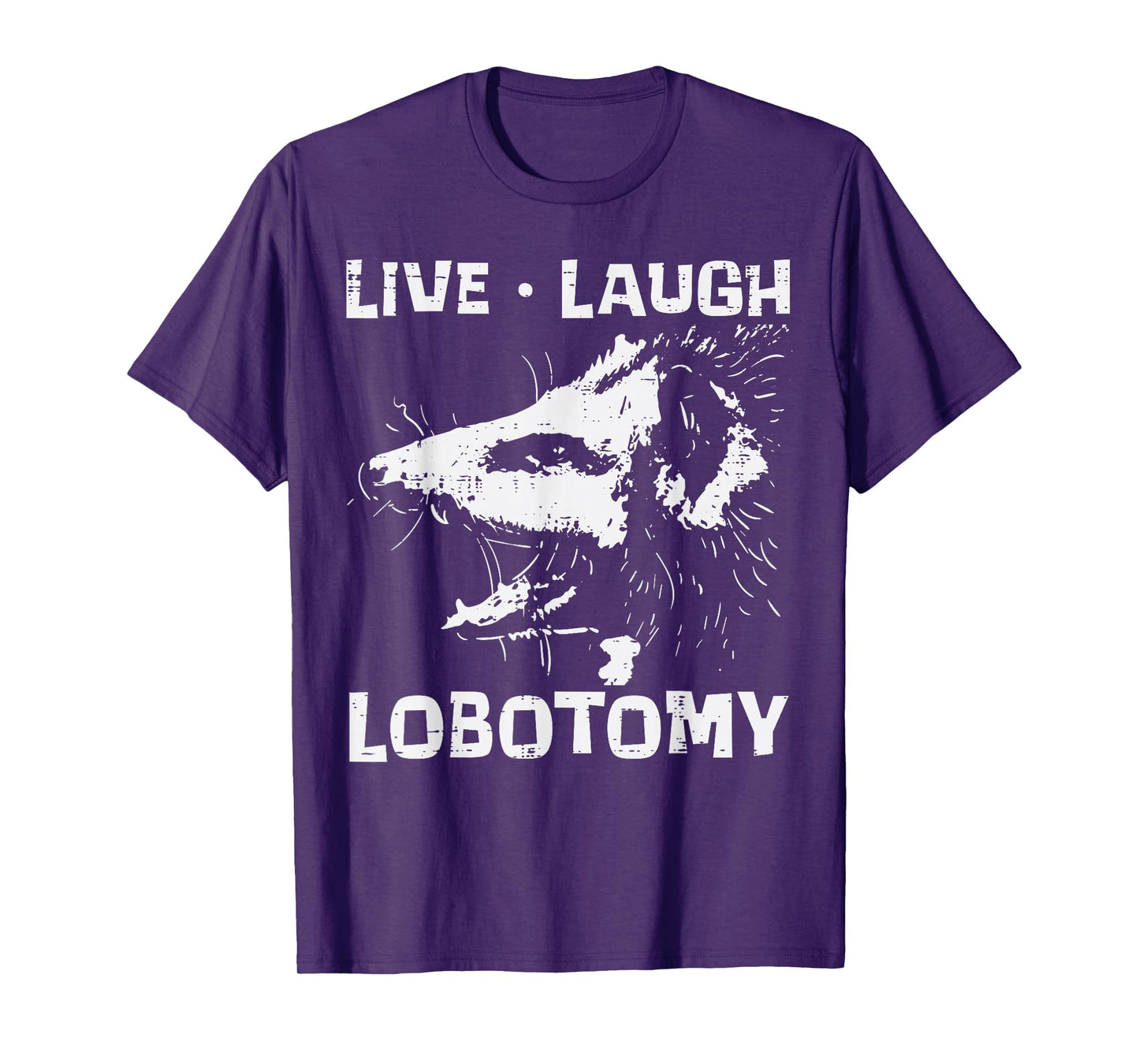 Opossum Live Love Lobotomy Possum Street Trash Cat Men Women T-Shirt