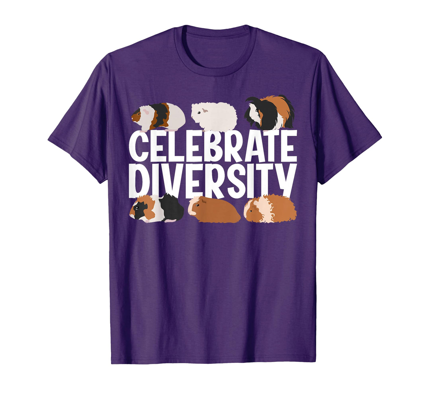Cute Guinea Pig Art for Men Women Adult Guinea Pig Lover T-Shirt