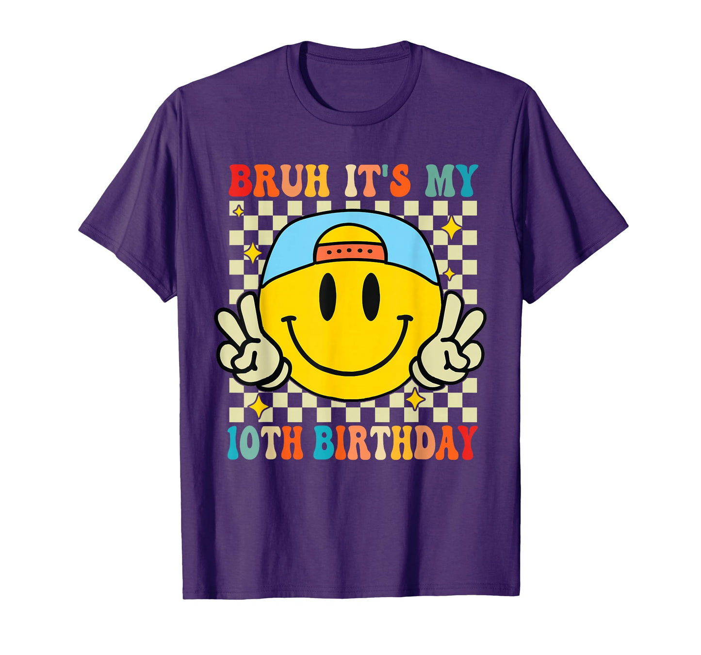 Bruh It's My 10th Birthday 10 Year Old Birthday Boys Girls T-Shirt