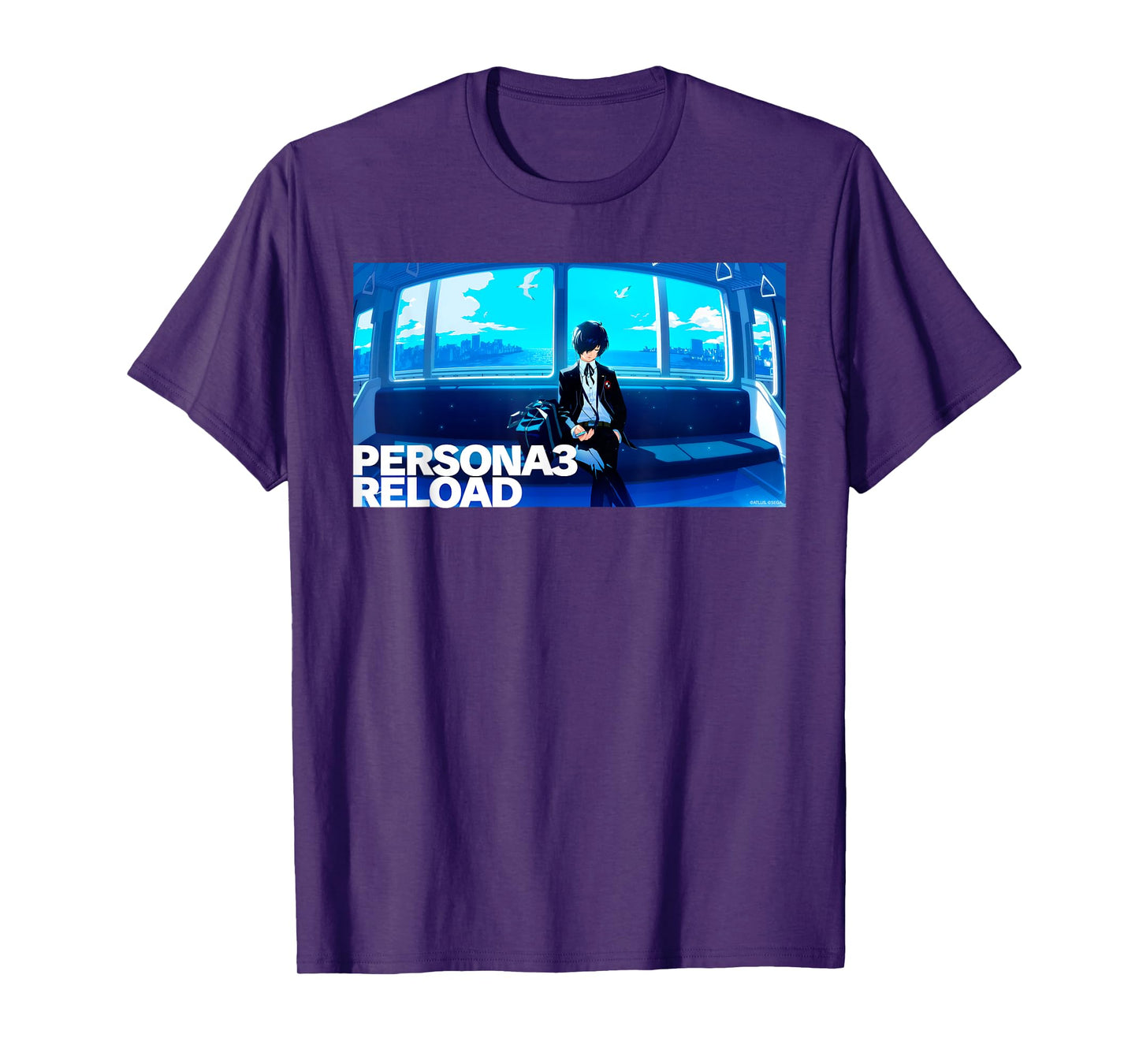 Persona 3 Reload Protagonist in the Public Train ATLUS T-Shirt