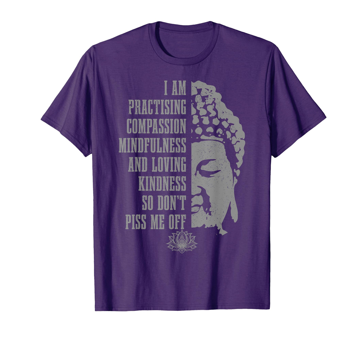 Buddhism Yoga Buddha Meditation Funny Vintage Yogi T-Shirt