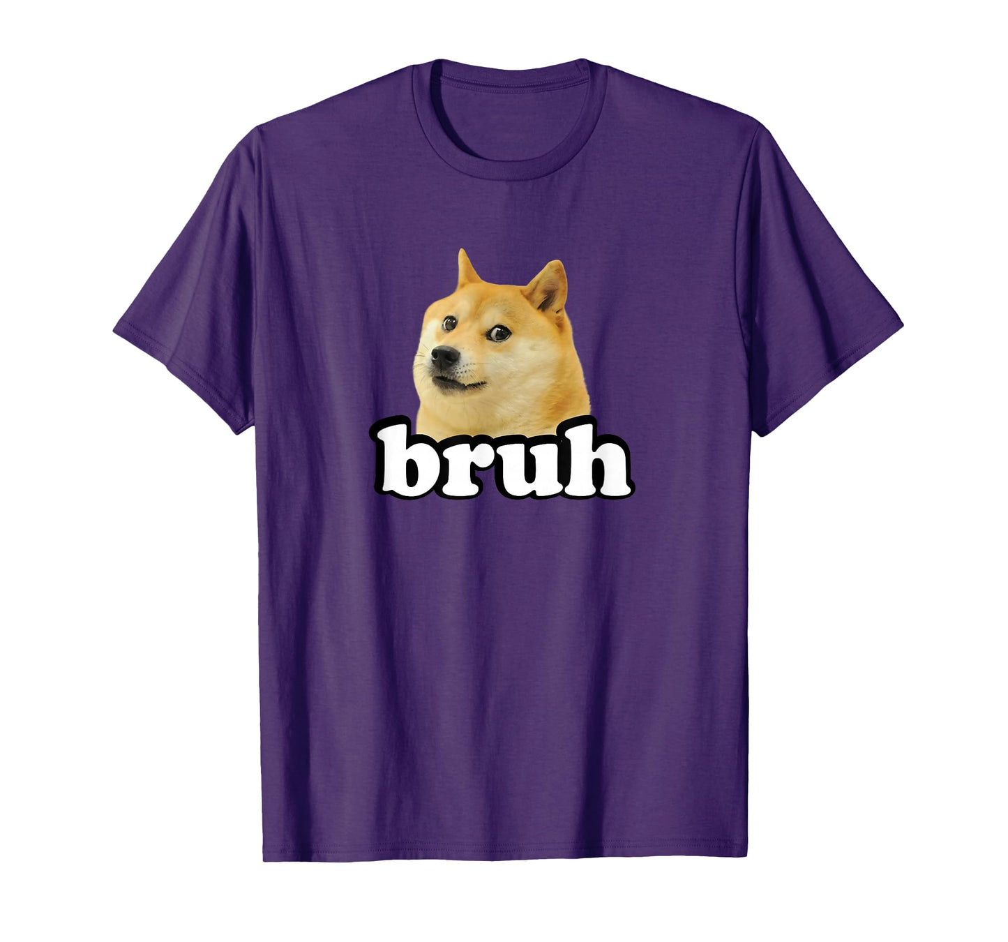 Doge Meme Lover Kids Bruh Shiba Inu T-Shirt