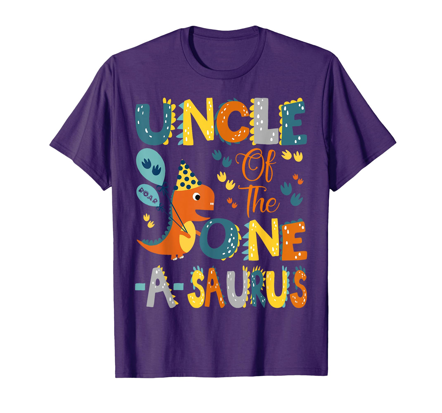 Uncle Of The One-A-Saurus 1St Birthday Dinosaur Party T-Shirt