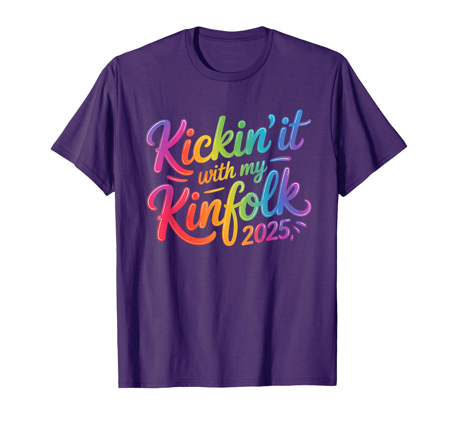 Kickin' It With My Kinfolk Funny Family Reunion T-Shirt
