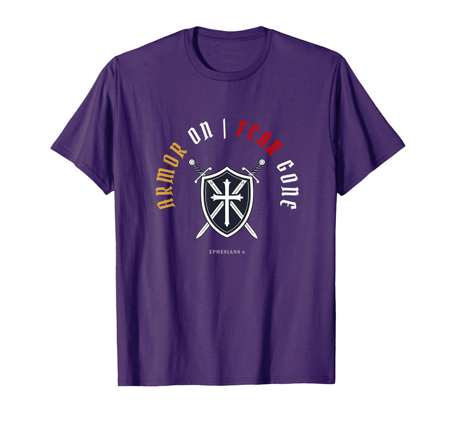 Armor of God | Christian Bold Faith Over Fear Halloween T-Shirt