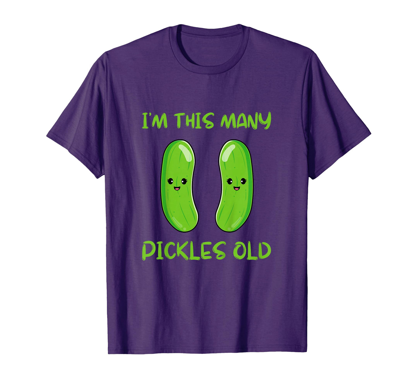I'm This Many Pickles Old - 2nd Birthday 2 Years Old Bday T-Shirt