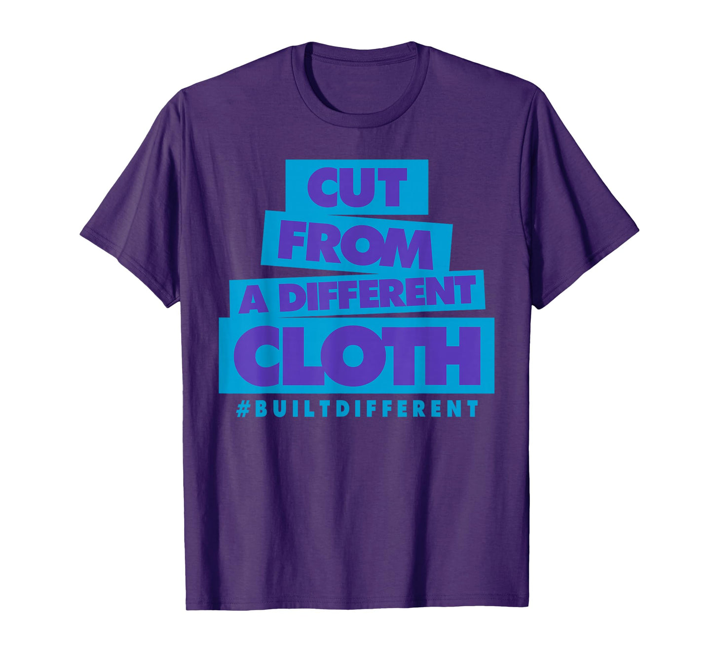 Cut from A Different Cloth Tee Color Aqua Matching Outfit T-Shirt