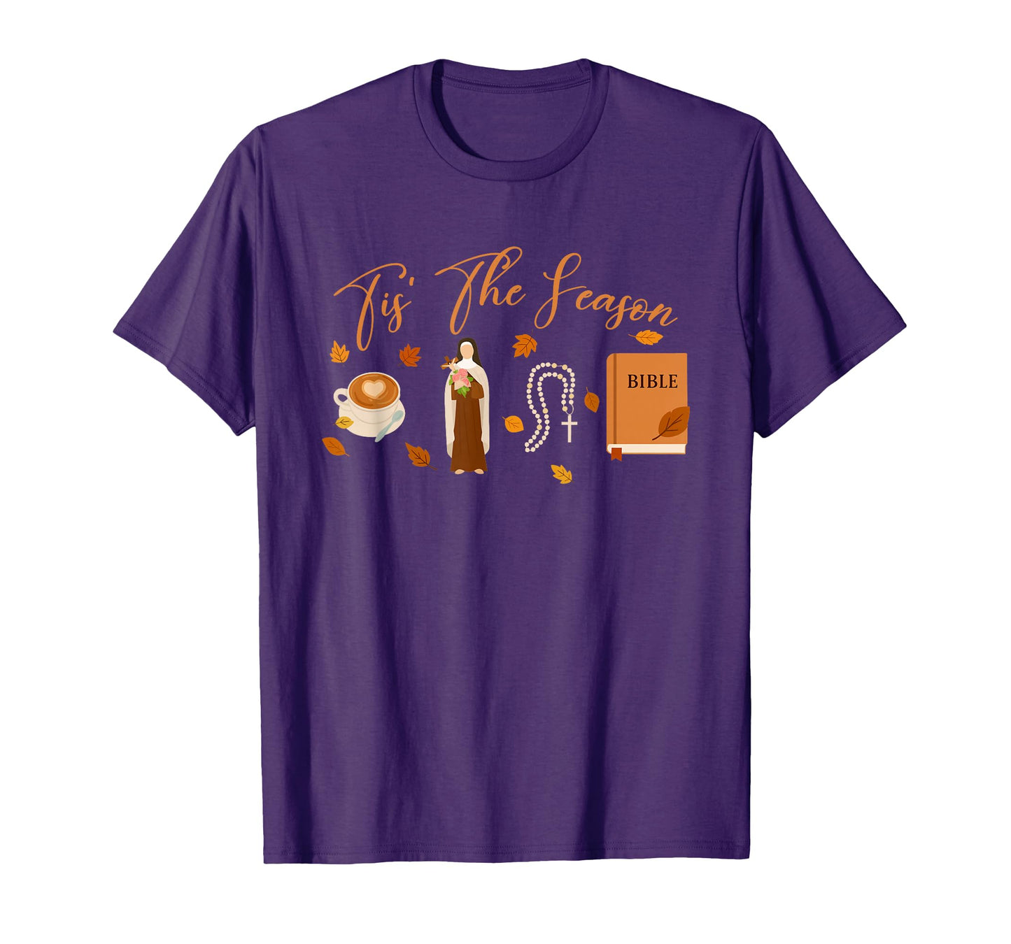 Catholic Jesus God Lover Bible Verse Church Tis The Season T-Shirt