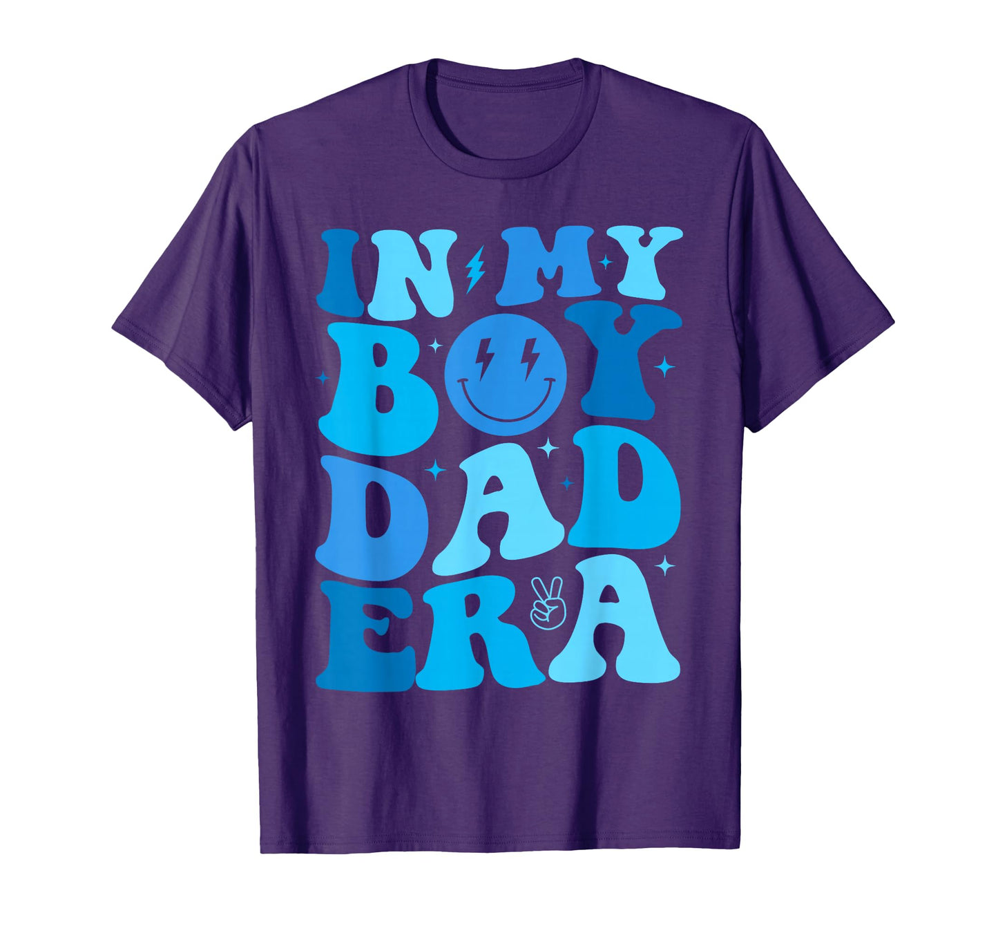 Groovy In My Boy Dad Era For Funny Fathers Day T-Shirt