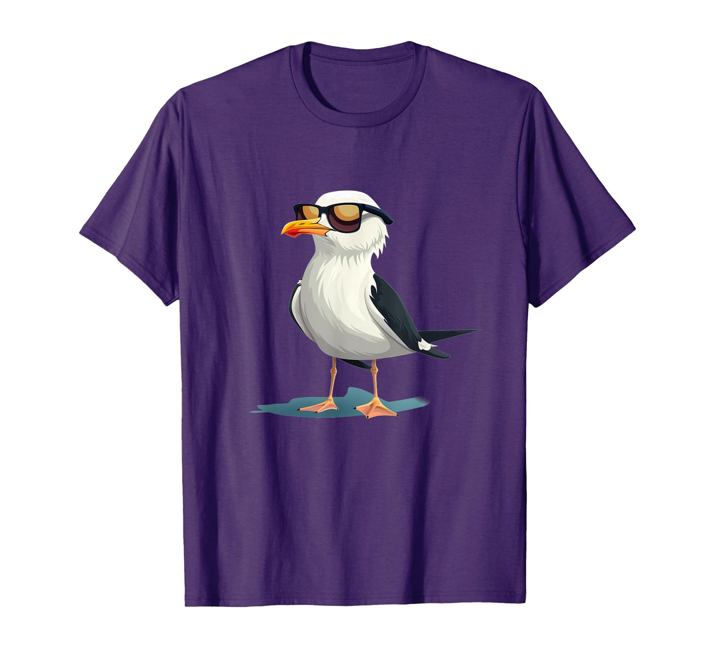 Seagull with Sunglasses Costume for Summer and Seabirds Men Women Kids T-Shirt