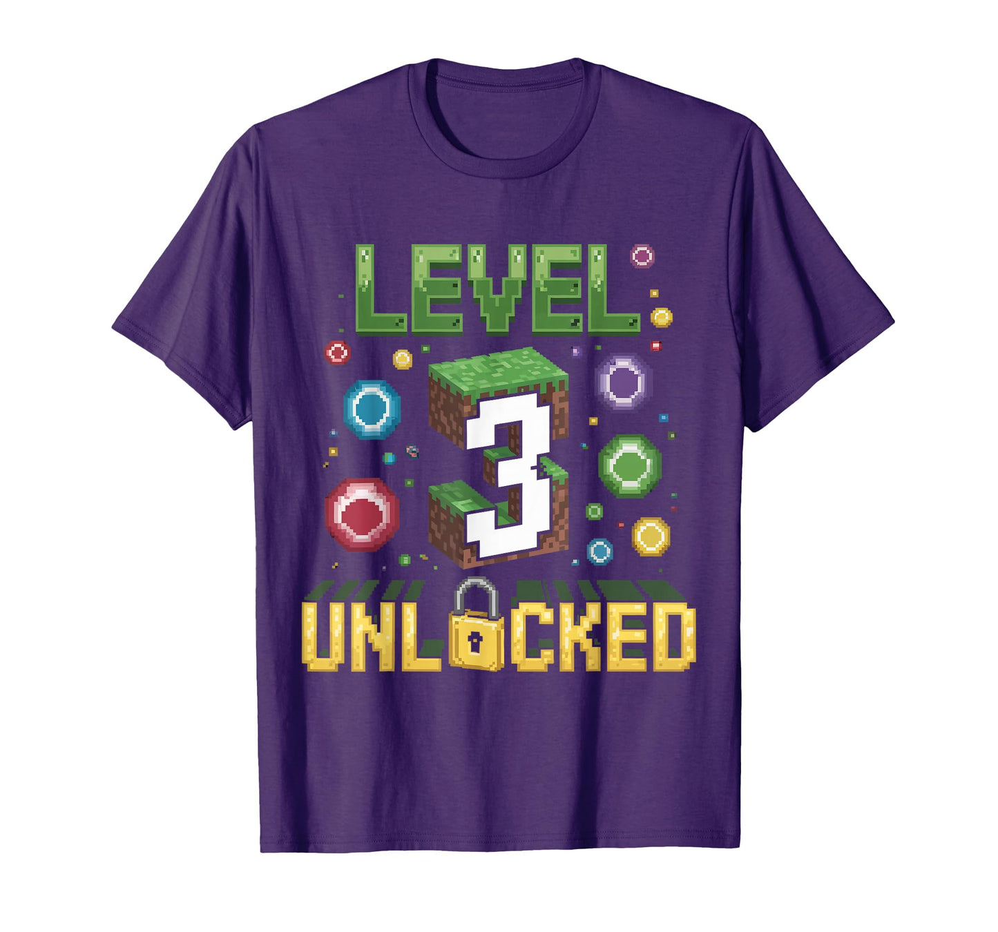 Birthday Children's Shirt Level 3 Unlocked 3 T-Shirt