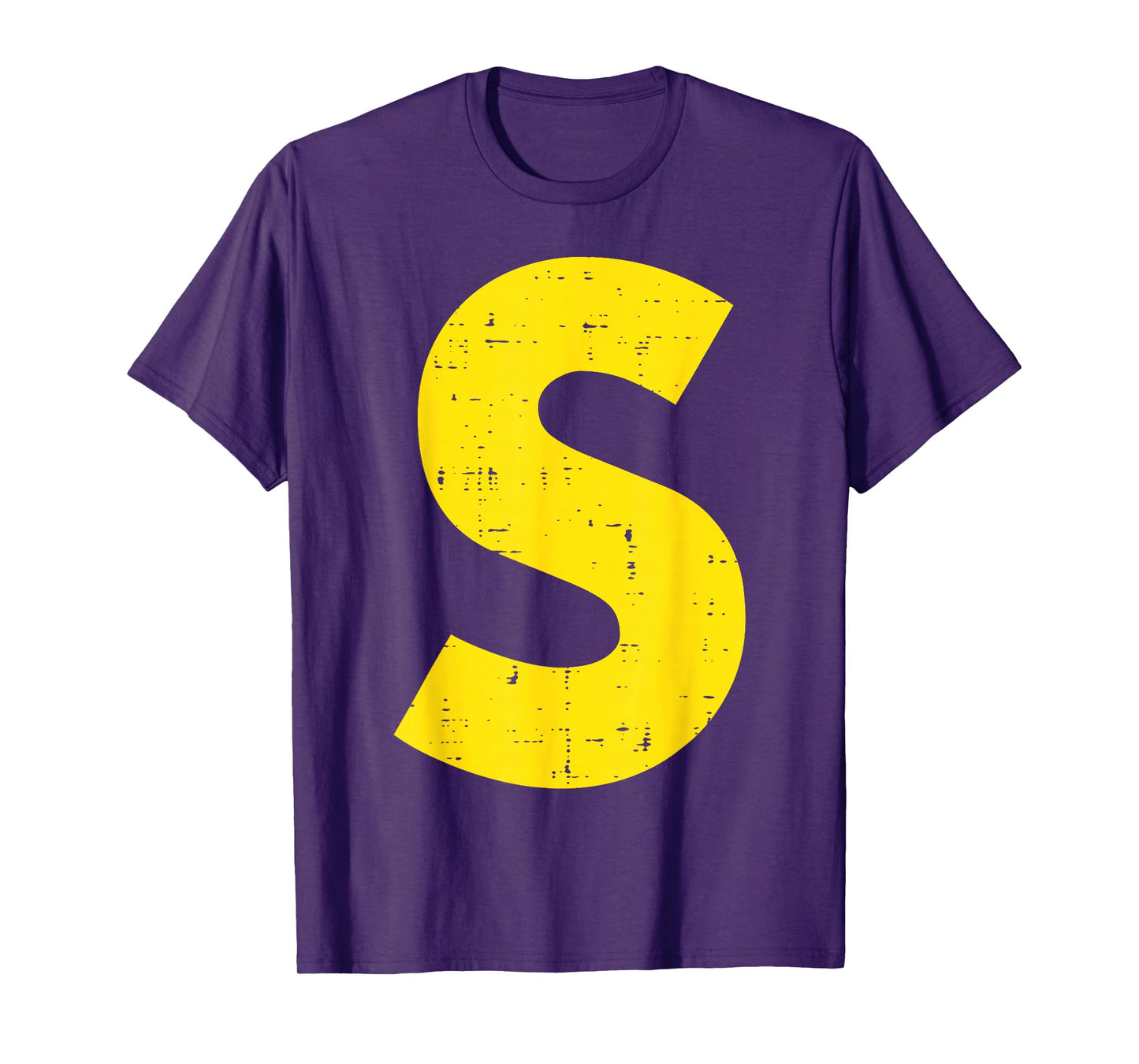 Halloween Letter S Alphabet Matching Costume Women Men Kids T-Shirt