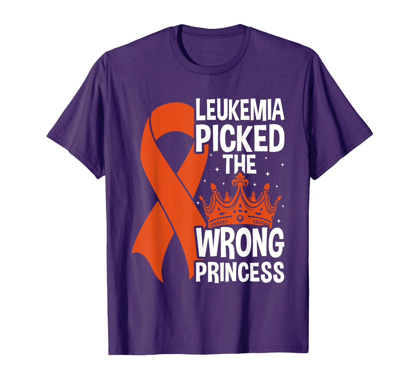 Leukemia Picked The Wrong Princess Cancer Awareness T-Shirt
