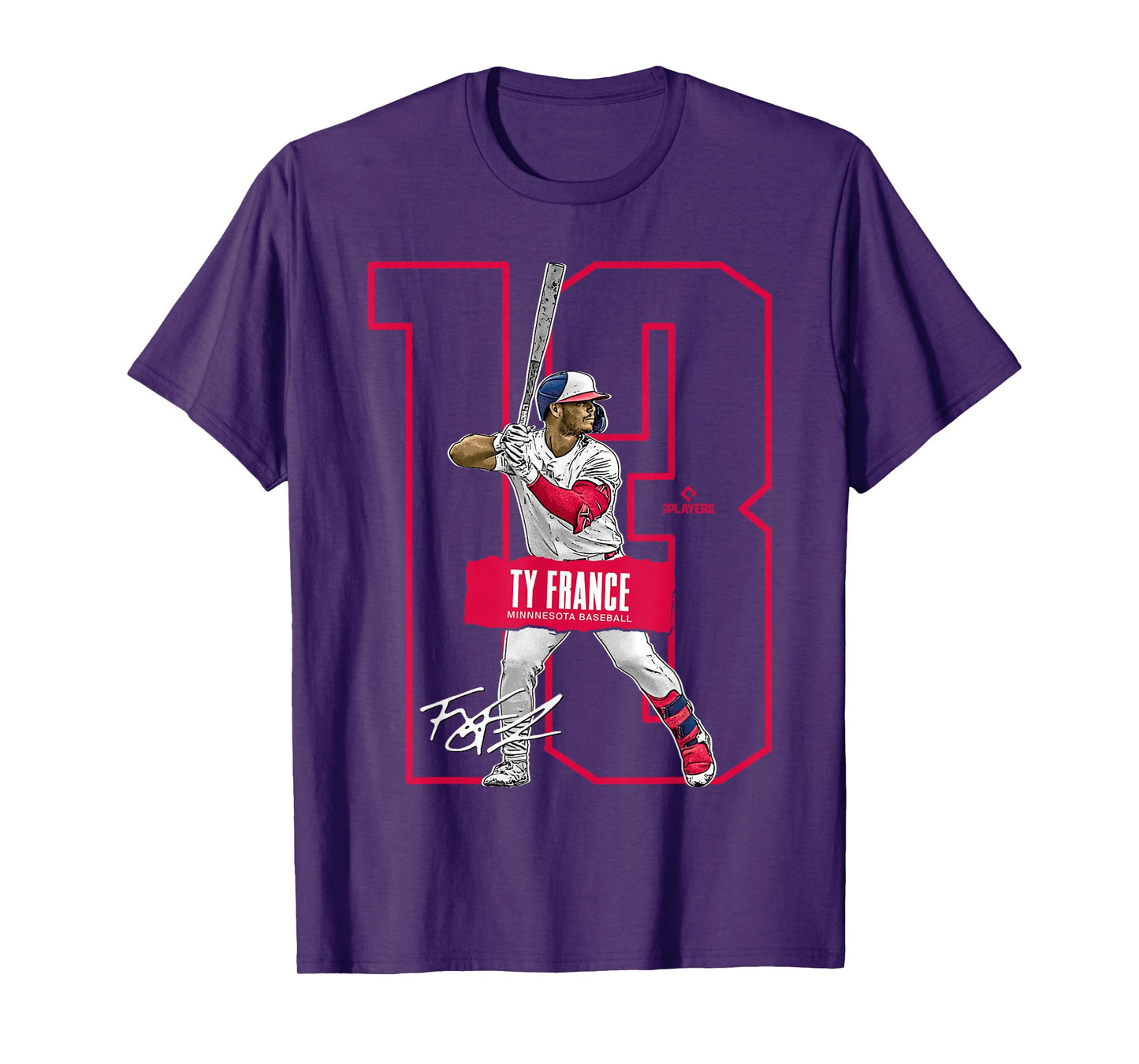Ty France | Minnesota Baseball Players | MLBTY 302N T-Shirt