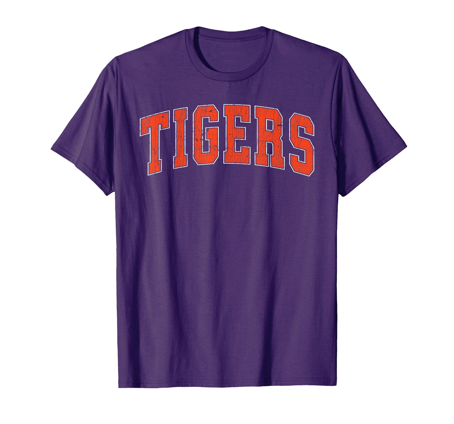 Style Classic School Sports Graphic Retro Vintage Tigers T-Shirt