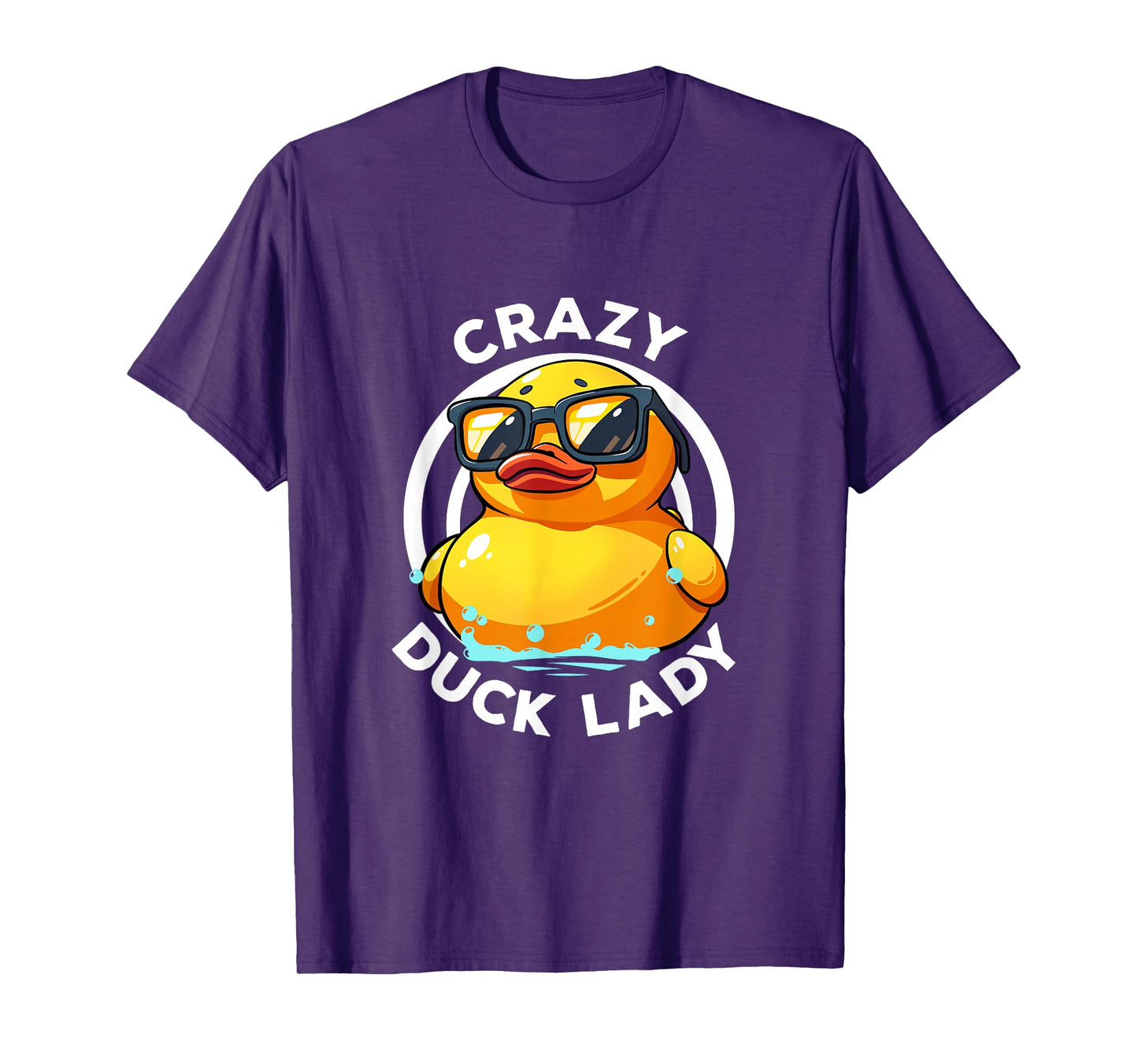 Crazy Duck Lady Cute Duck Mom Duck Owner Funny I Love Ducks T-Shirt